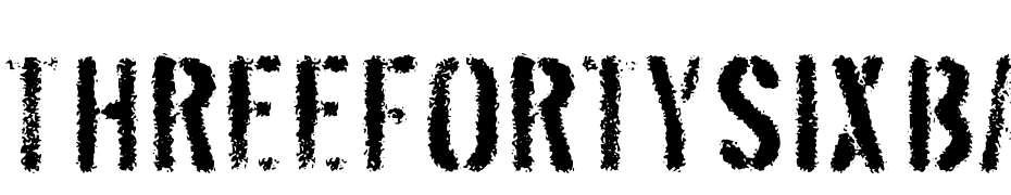 Threefortysixbarrel Exhaust Regular Font Download Free